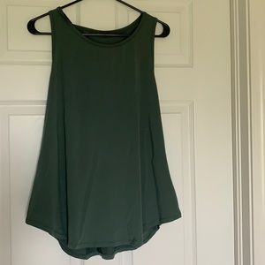 Green SHEIN Curve Green Racerback Tank